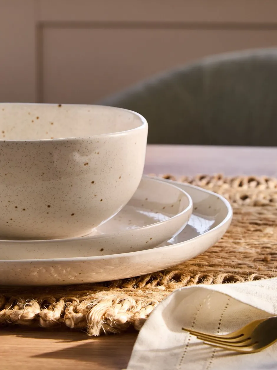 Eetservies En Pastaschalen|Next 12 -delig Amira gespikkeld dinerservies