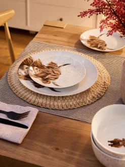 Tafelgerei|Eetservies En Pastaschalen*Next 12 -delige Hamish The Highland Cow dinerset