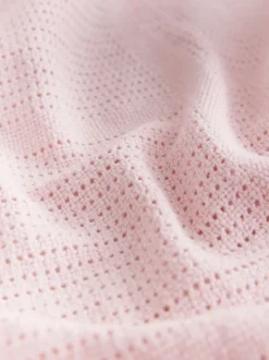 Babyartikelen En Slaapzakken |Kinderbeddengoed*Next 2 Pack 100% Cotton Baby Cellular Blanket Roze