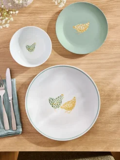 Eetservies En Pastaschalen*Next 12 Piece Chicken Dinner Set