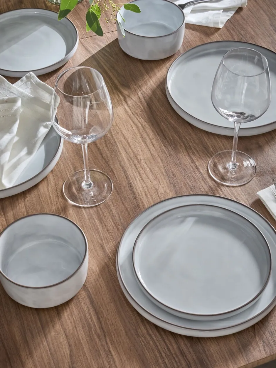 Eetservies En Pastaschalen|Next 12 Piece Cloud Dinner Set