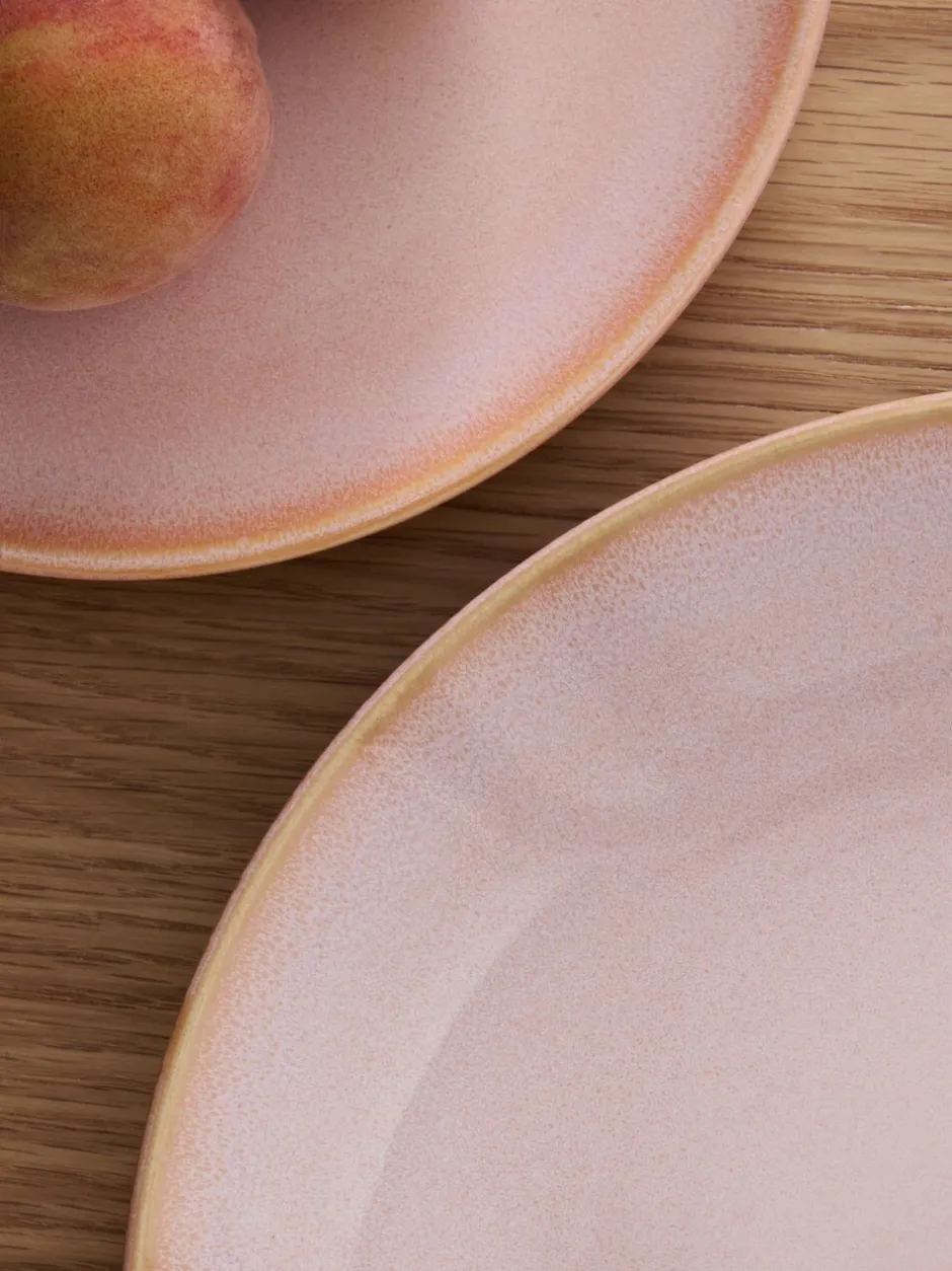 Tafelgerei|Eetservies En Pastaschalen|Next 12 stuks reactief geglazuurde Hampton dinerset Roze