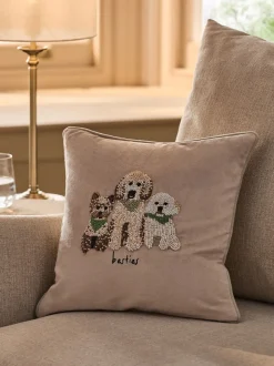 Kussentjes En Plaids|Kussentjes En Plaids*Next 35 X 35cm Embellished Dogs Cushion