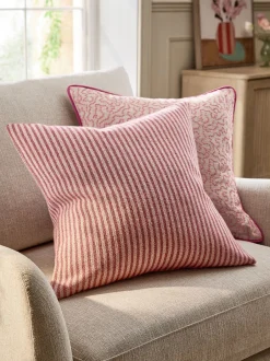 Kussentjes En Plaids|Kussentjes En Plaids*Next 50 x 50cm Woven Stripe Cushion
