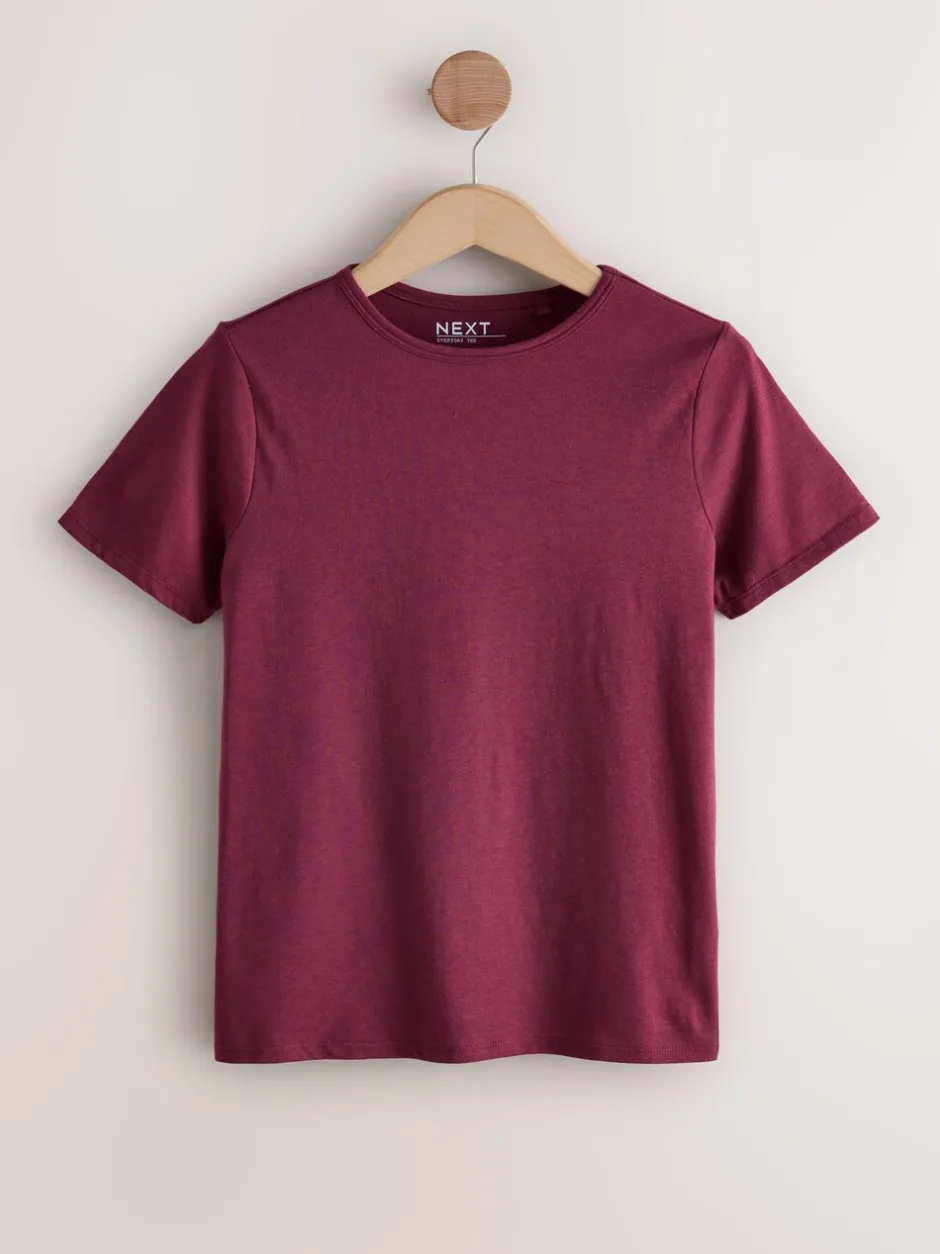 Tops En T-Shirts|Next Aardse tinten - Set van 7 katoenen T-shirts met ronde hals voor alle dagen