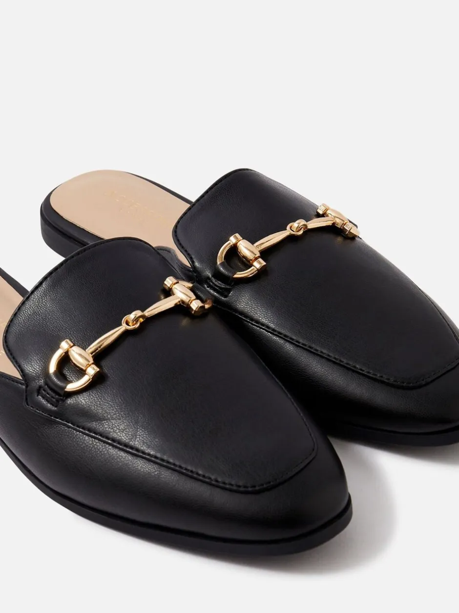 Lage Schoenen*Accessorize - Loafers met metalen staafje zonder achterkant
