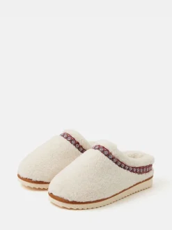 Pantoffels*Accessorize Borg Mule Slippers