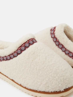 Pantoffels*Accessorize Borg Mule Slippers
