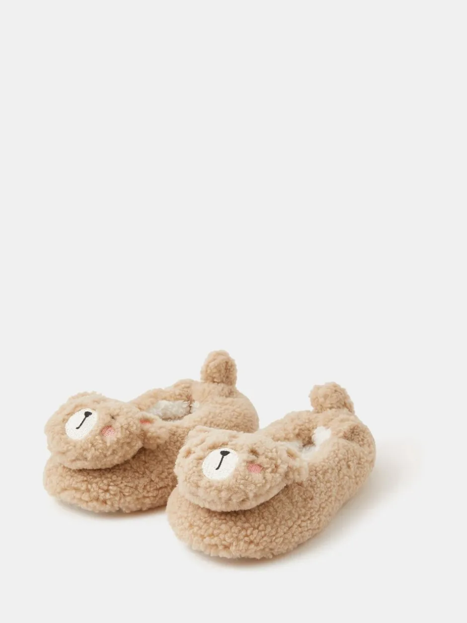 Pantoffels|Accessorize Girls Bear Slippers