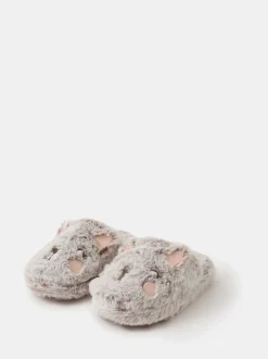 Pantoffels|Accessorize Girls Fluffy Cat Slippers