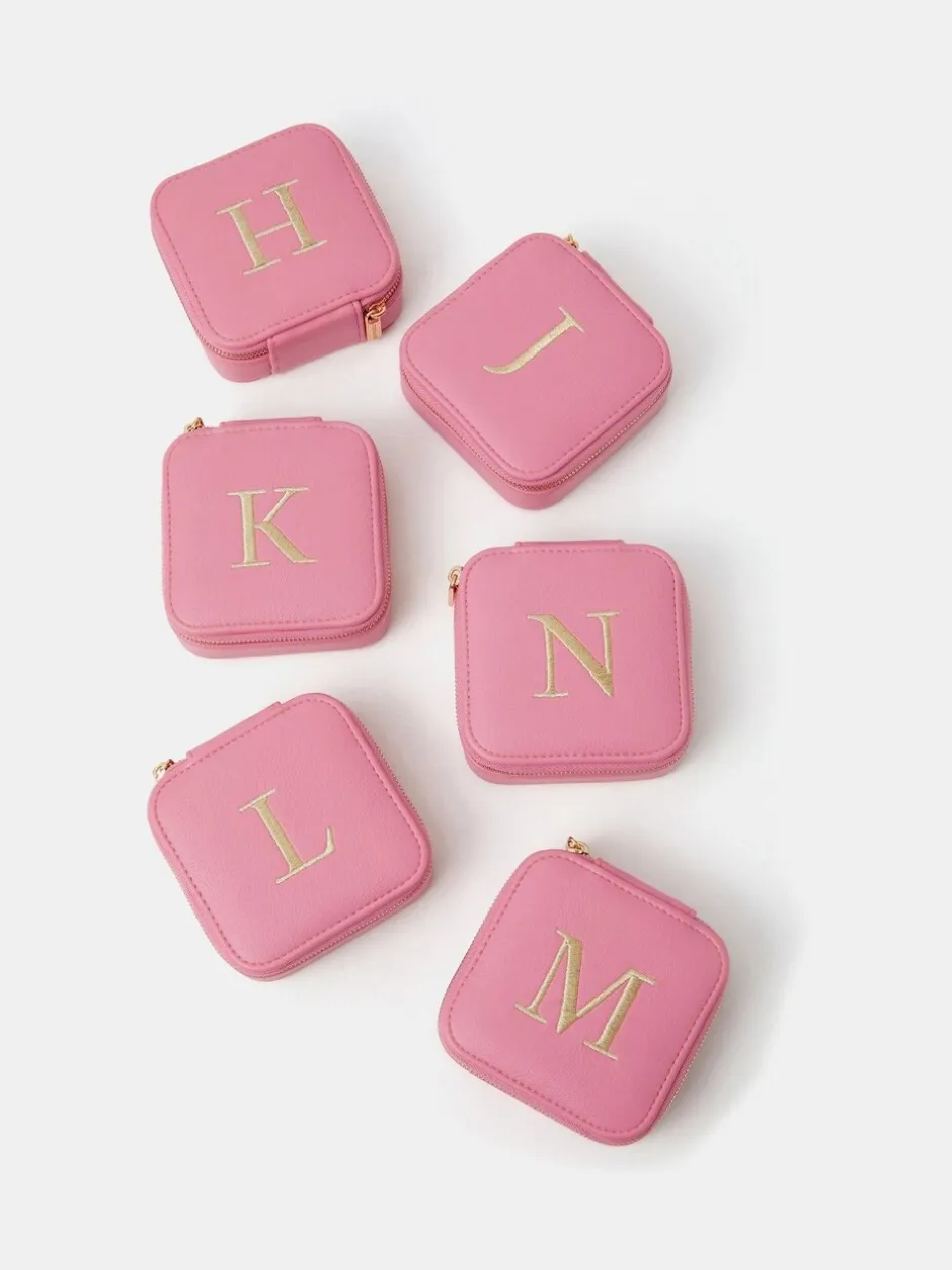 Sieraden|Accessorize Mini Square Initial Jewellery Box