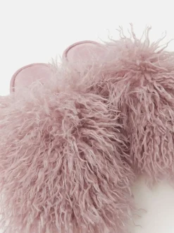 Pantoffels|Accessorize Shaggy Faux Fur Slippers