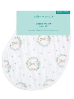 Slabbetjes|Aden + Anais Baby Essentials - 100% katoenen mousseline slabbetjes met konijnenprint