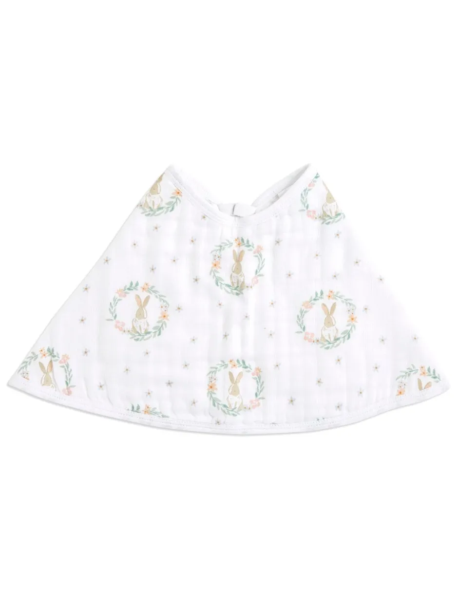 Slabbetjes|Aden + Anais Baby Essentials - 100% katoenen mousseline slabbetjes met konijnenprint