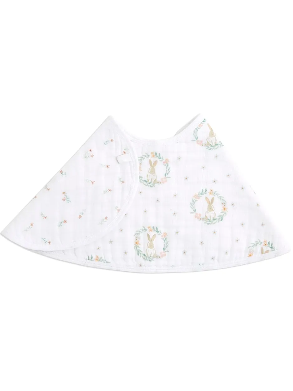 Slabbetjes|Aden + Anais Baby Essentials - 100% katoenen mousseline slabbetjes met konijnenprint