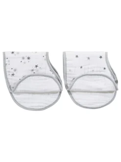 Slabbetjes*Aden + Anais Burpy mousseline Twinkle 100% katoenen slabbetjes 2 stuks