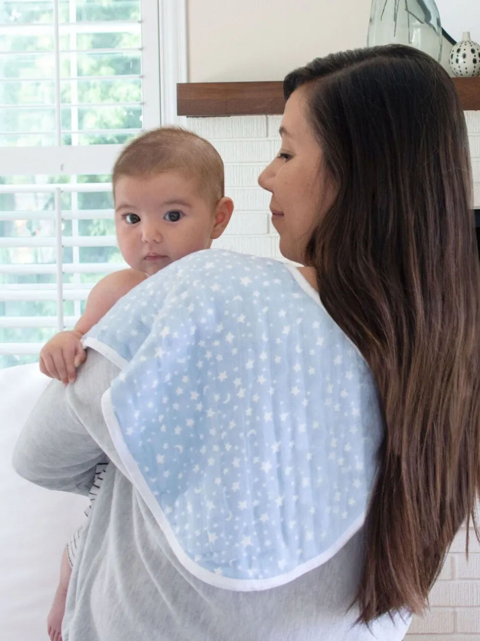 Slabbetjes*Aden + Anais verpakking van 2 katoenen Rising Star babyslabbetjes van 100% katoen