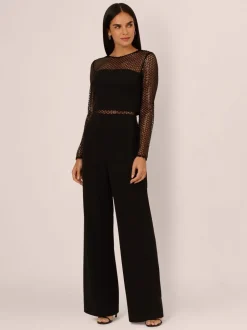 Jumpsuits En Playsuits*Adrianna Papell Knit Crepe Jumpsuit