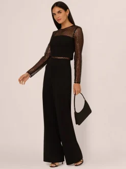 Jumpsuits En Playsuits*Adrianna Papell Knit Crepe Jumpsuit