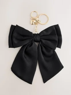 Haaraccessoires|Aela Fabric Bow Bag Black Charm
