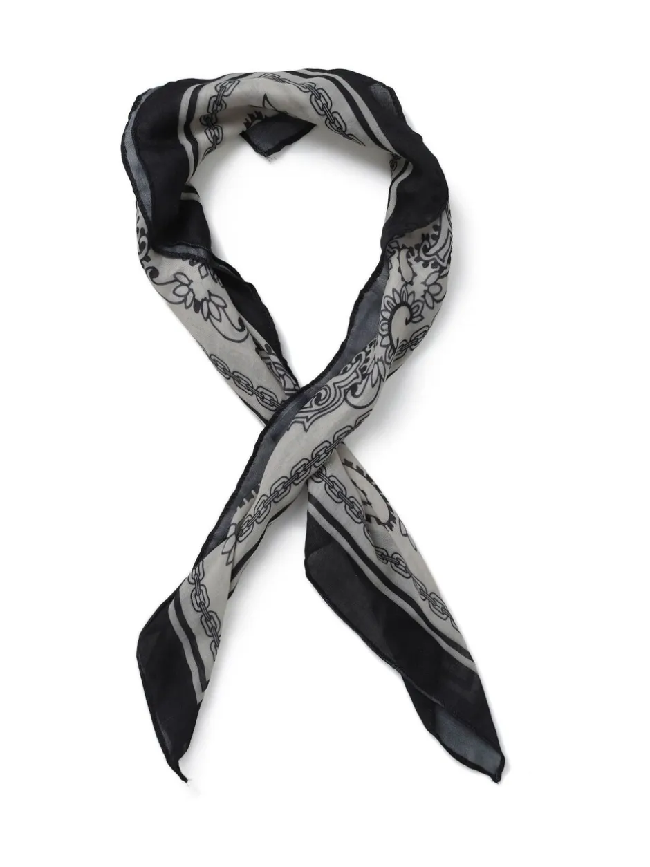 Haaraccessoires*Aela Modern Western Black Scarf