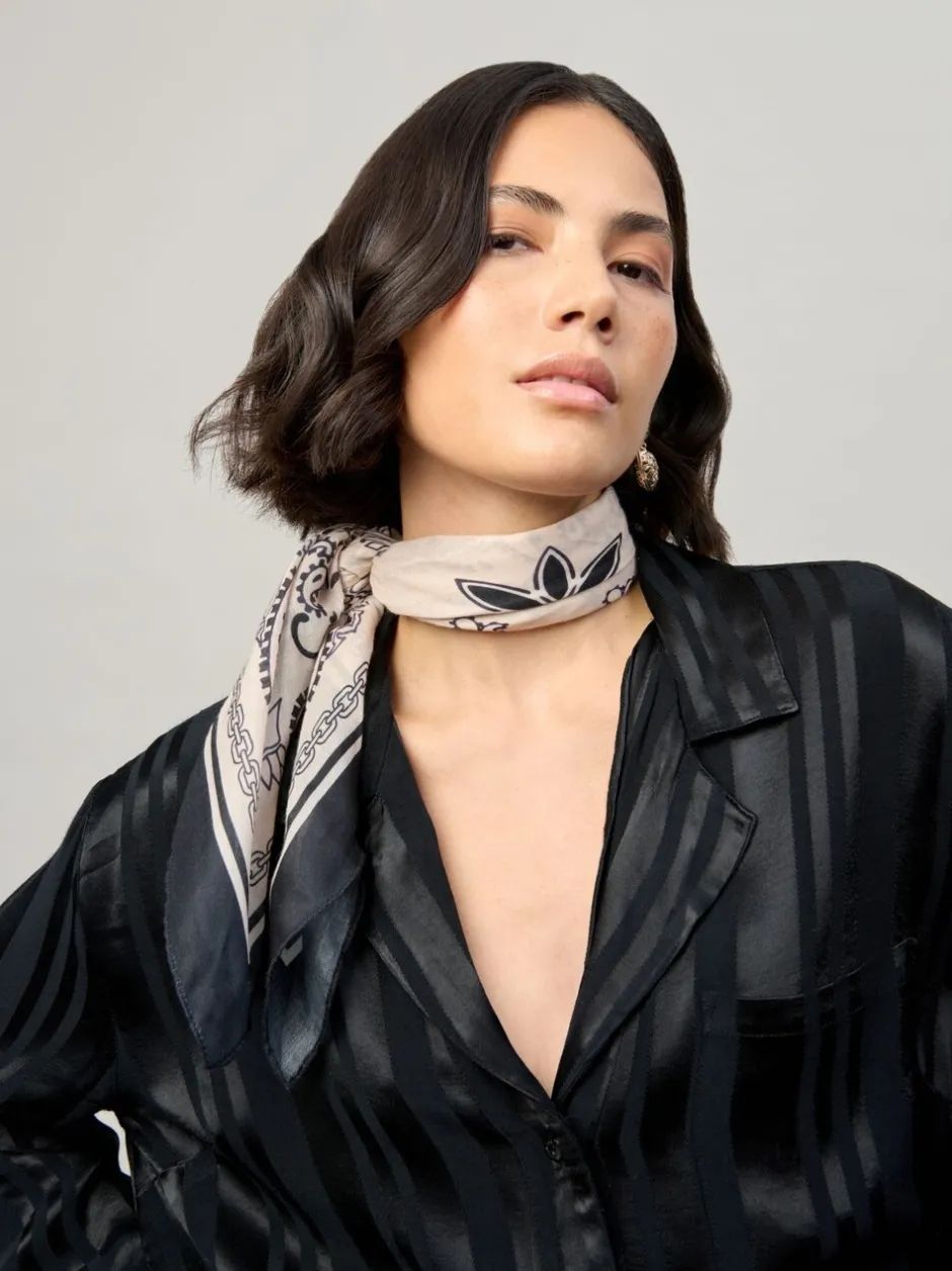 Haaraccessoires*Aela Modern Western Black Scarf