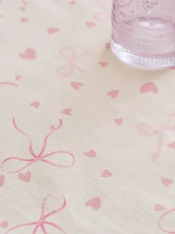 Tafelgerei|Tafellinnen En Placemats *Next Afneembaar tafelkleed met hartjes en strikjes