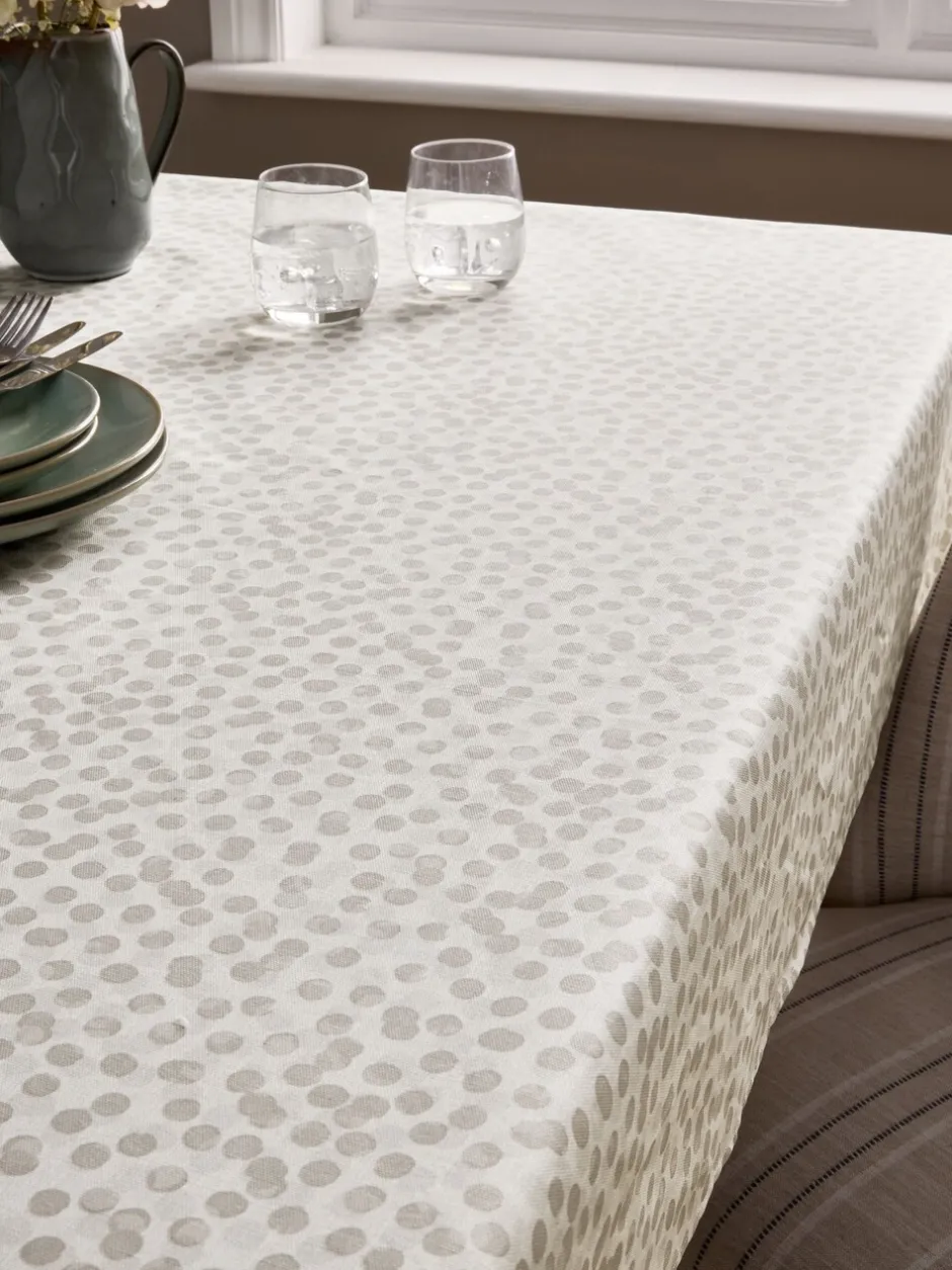Tafellinnen En Placemats |Next Afneembaar tafellaken met stippen Grijs