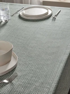 Tafellinnen En Placemats |Tafelgerei|Next Afveegbaar tafelkleed met visgraatmotief