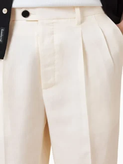 Formele Broek|All Saints AllSaints Slim Cross Tallis Linen Blend Trousers