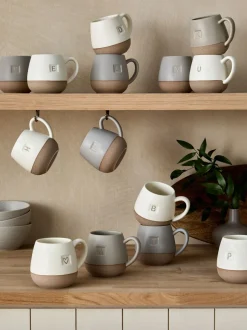 Mokken En Koppen|Next Alphabet mok met gespikkelde glazuur