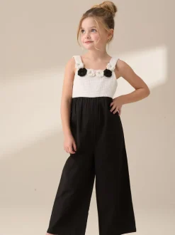 Jumpsuits En Playsuits*Angel & Rocket - Illiana - Gehaakte linnen jumpsuit