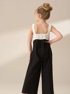 Jumpsuits En Playsuits*Angel & Rocket - Illiana - Gehaakte linnen jumpsuit