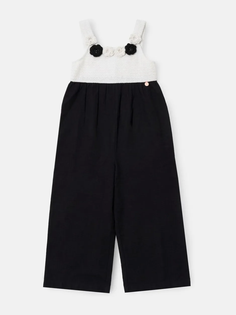 Jumpsuits En Playsuits*Angel & Rocket - Illiana - Gehaakte linnen jumpsuit