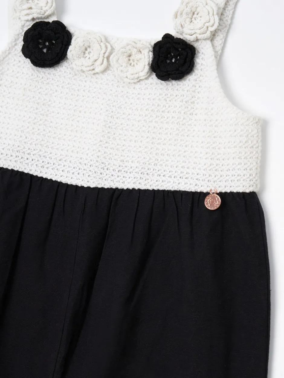 Jumpsuits En Playsuits*Angel & Rocket - Illiana - Gehaakte linnen jumpsuit