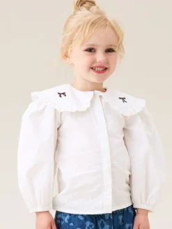 Overhemden En Blouses*Angel & Rocket Afina Embroidered Collar Blouse