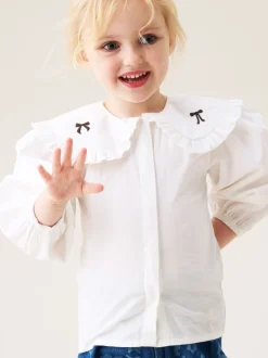 Overhemden En Blouses*Angel & Rocket Afina Embroidered Collar Blouse