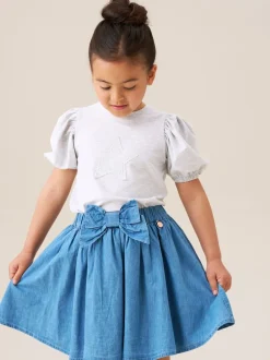 Shorts En Rokken*Angel & Rocket Annie Denim Skirt