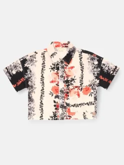 Overhemden En Blouses*Angel & Rocket Brooke Print Linen Shirt