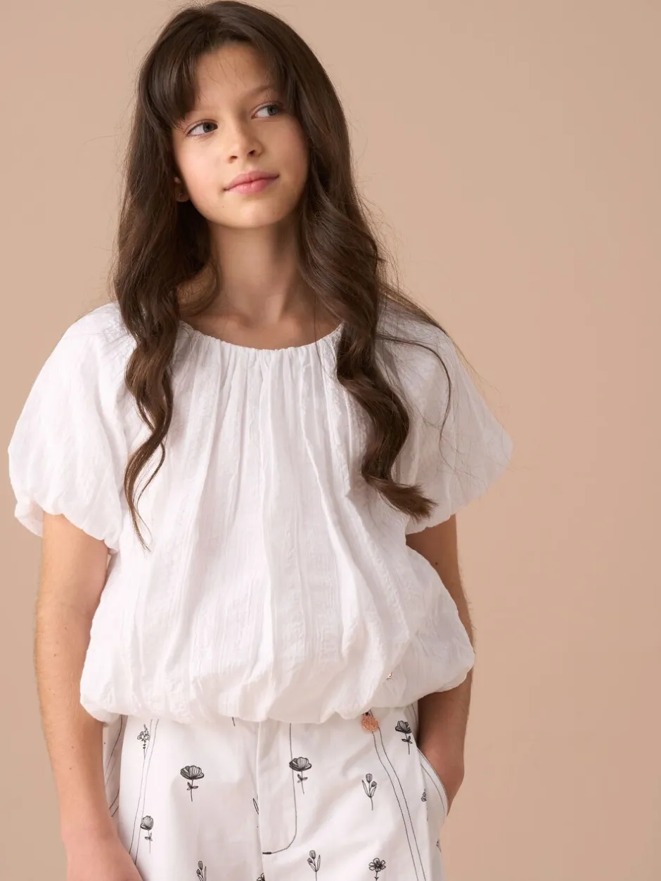 Overhemden En Blouses|Angel & Rocket Bubble Hem Top met bubbels