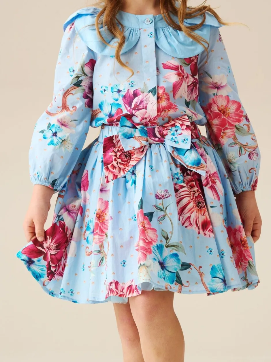 Shorts En Rokken*Angel & Rocket Darcy Print Bow Waist Skirt