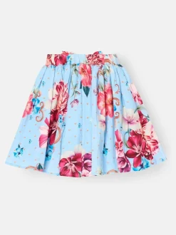 Shorts En Rokken*Angel & Rocket Darcy Print Bow Waist Skirt