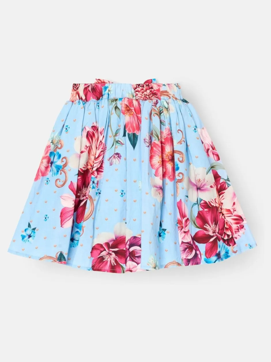 Shorts En Rokken*Angel & Rocket Darcy Print Bow Waist Skirt