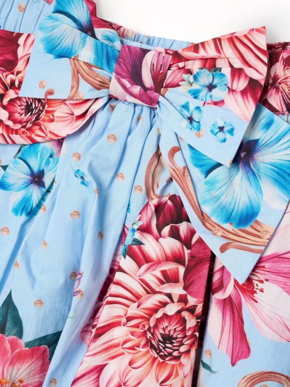 Shorts En Rokken*Angel & Rocket Darcy Print Bow Waist Skirt