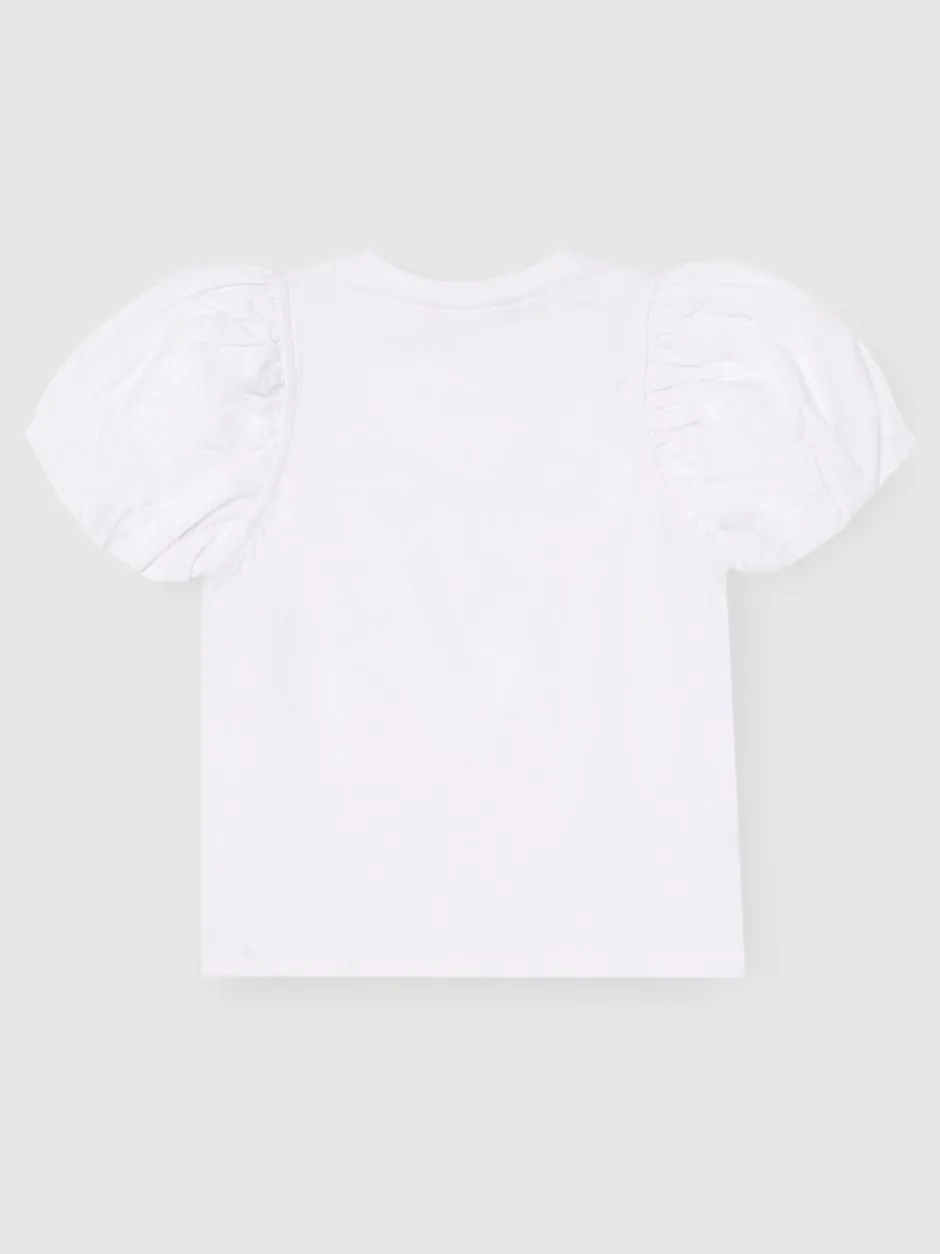 Overhemden En Blouses*Angel & Rocket Elodie Sequin Bow Puff Sleeve Blouse