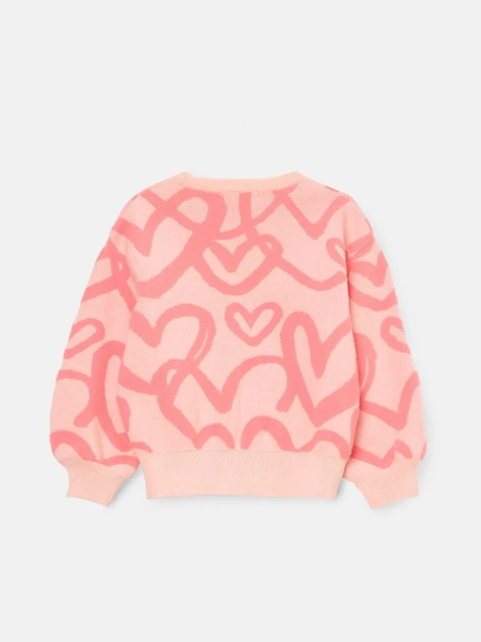 Gebreide Kleding*Angel & Rocket Harlow Heart Jumper