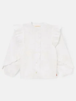 Overhemden En Blouses|Angel & Rocket Lacey Embroidered Frill Sleeve Blouse