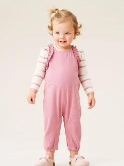 Jumpsuits En Playsuits|Angel & Rocket Mila Frill Shoulder Dungaree And Print Bodysuit