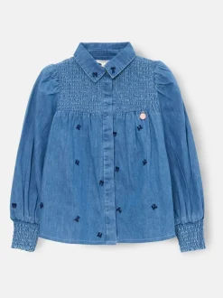 Overhemden En Blouses*Angel & Rocket Myla Embroidered Denim Shirt