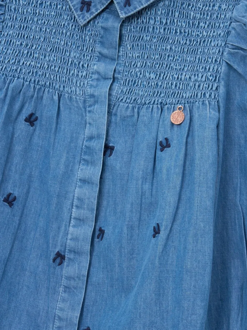 Overhemden En Blouses*Angel & Rocket Myla Embroidered Denim Shirt